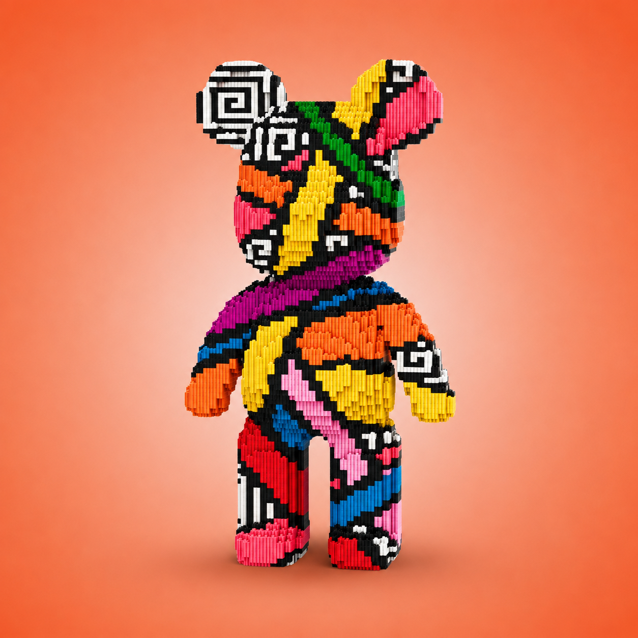 Novelleo Giant Buildable Brick Bear