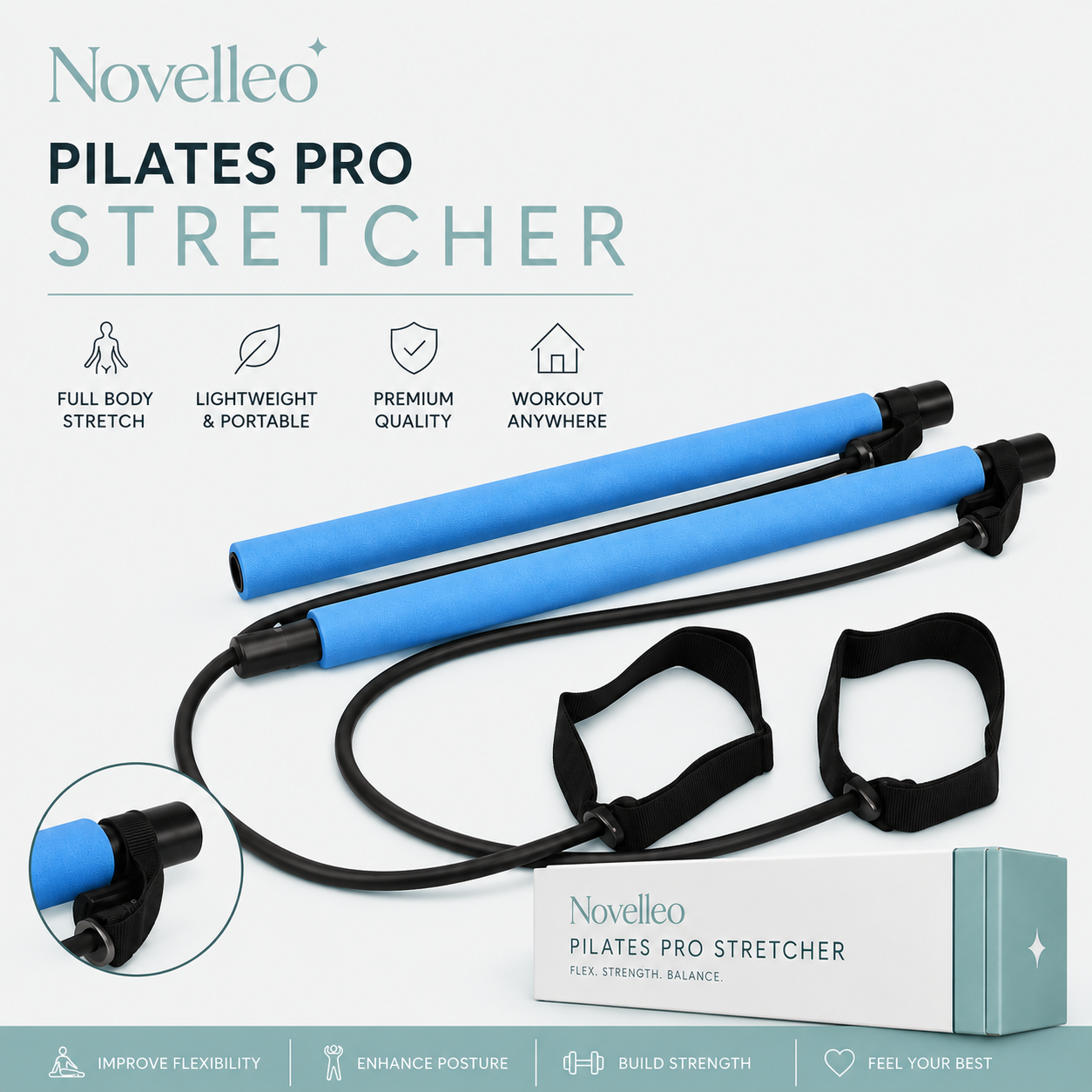 Novelleo Pilates Pro Stretcher
