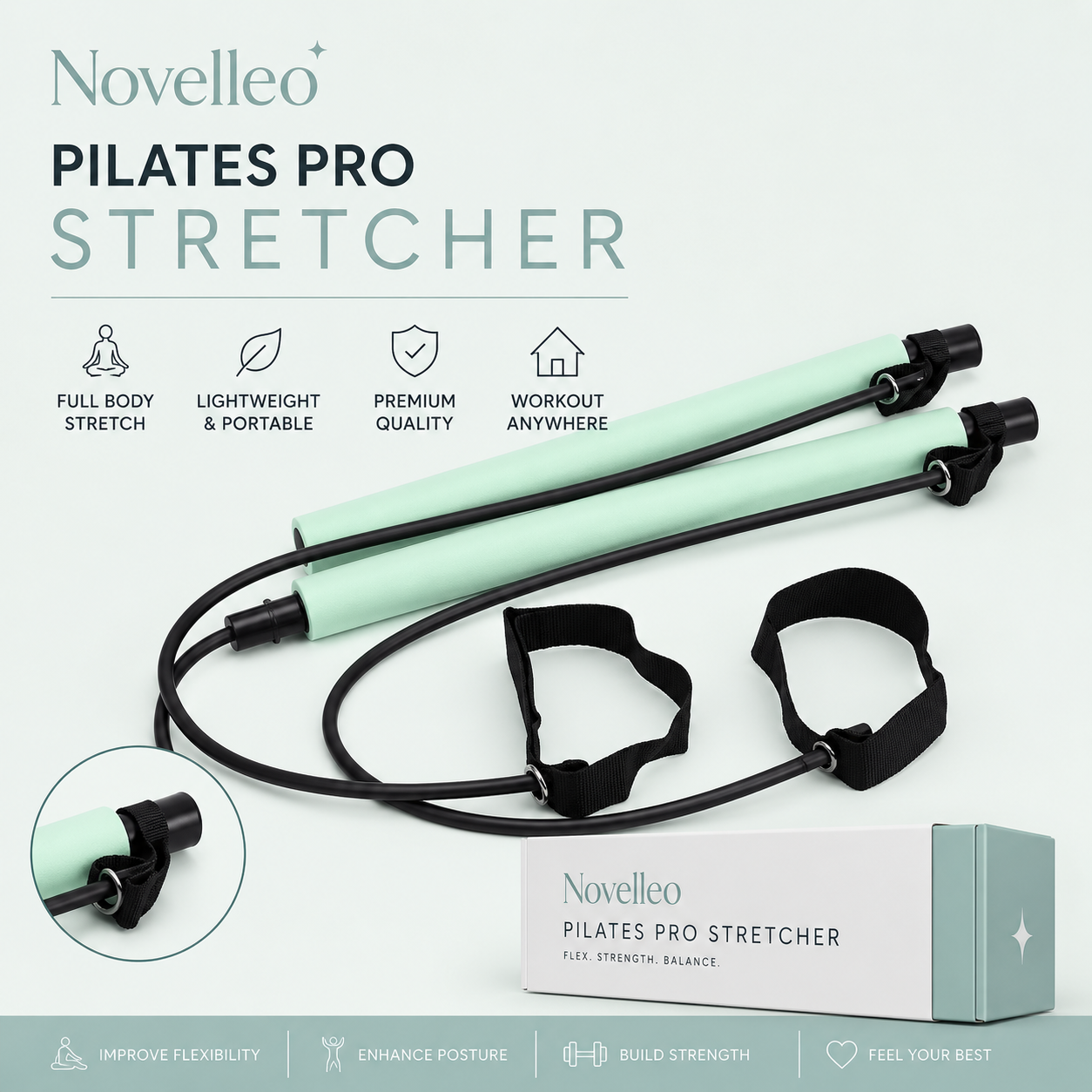 Novelleo Pilates Pro Stretcher