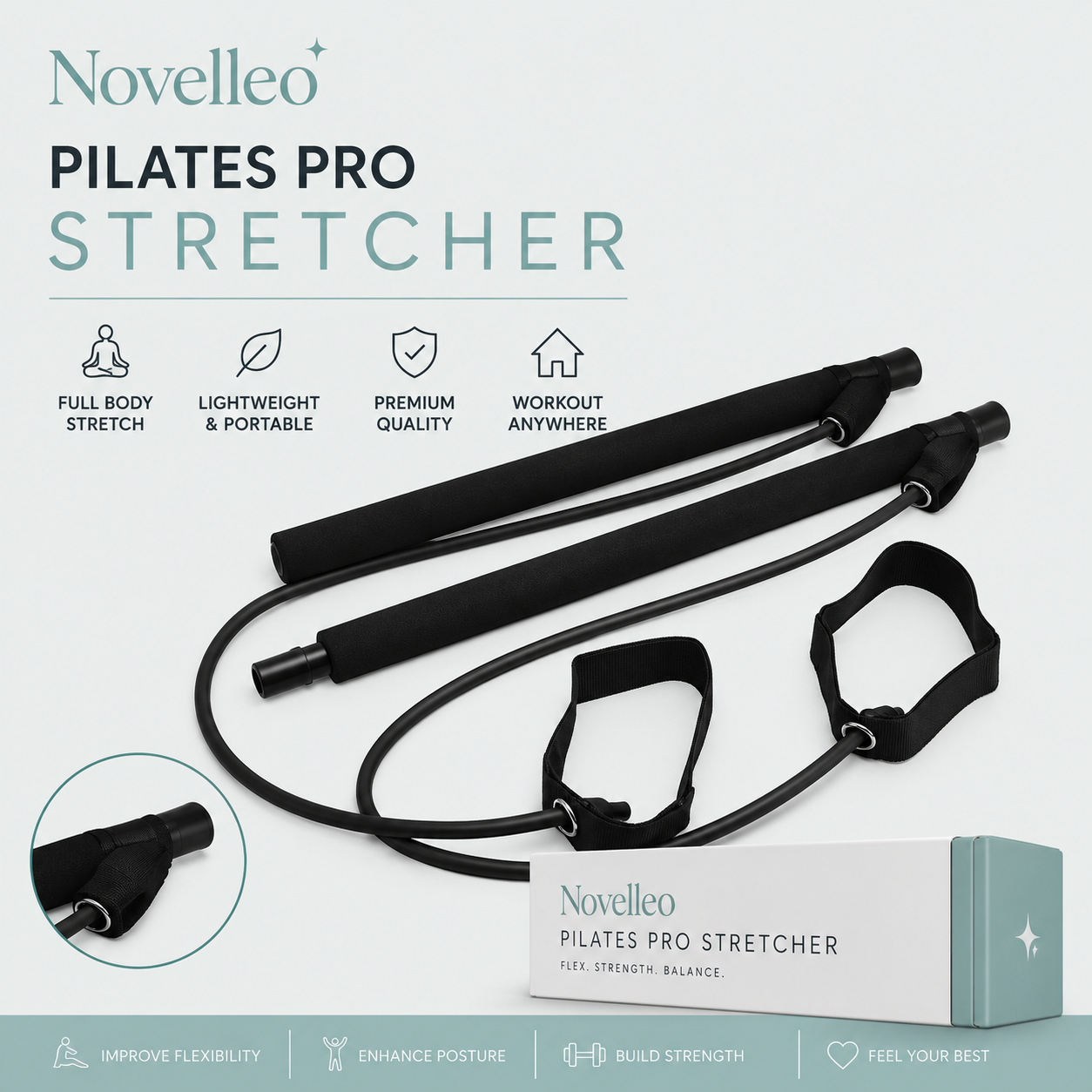 Novelleo Pilates Pro Stretcher