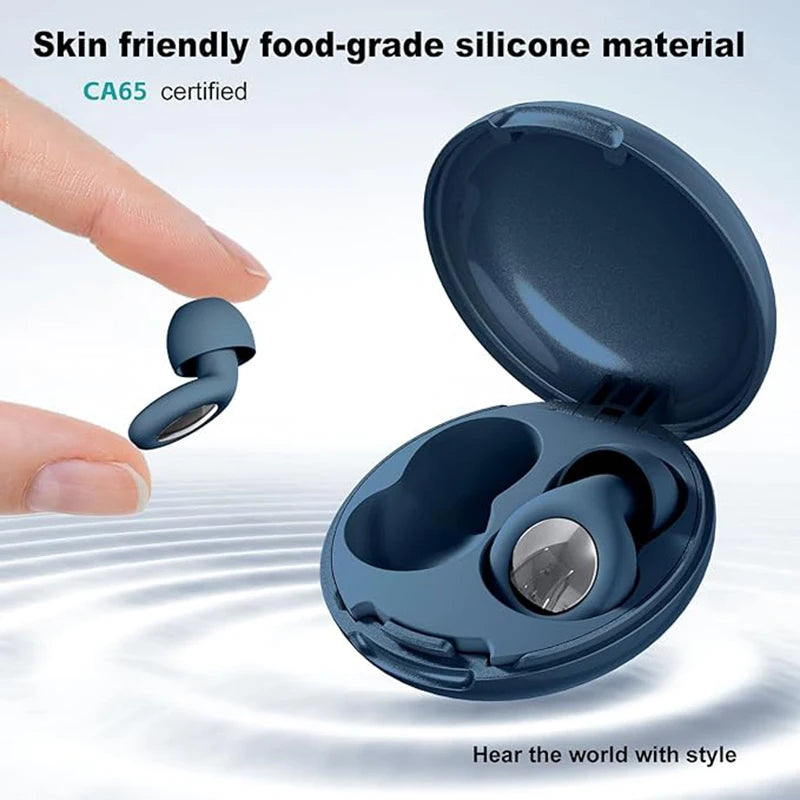 Silicone Ear Plugs Sleeping Earplugs Noise Reduction Waterproof