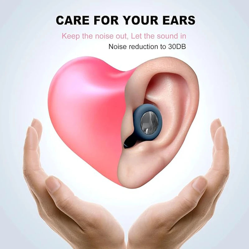 Silicone Ear Plugs Sleeping Earplugs Noise Reduction Waterproof